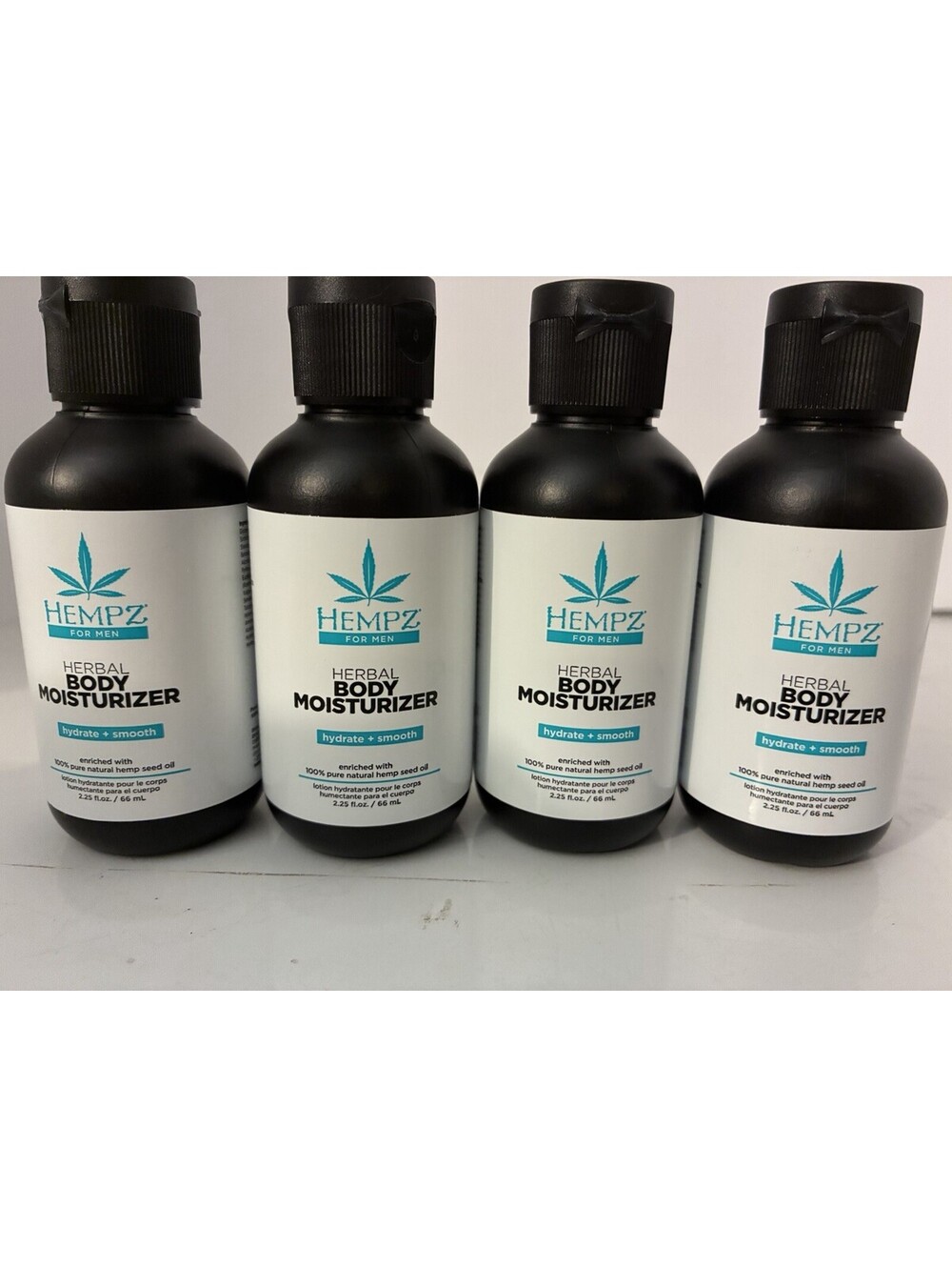 Hempz for Men Herbal body Moisturizer Pack of 4